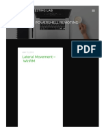 Lateral Movement - WinRM