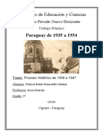 Paraguay de 1935 A 1954