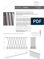 Mobiliario Urbano Proiek - Barandilla Trama