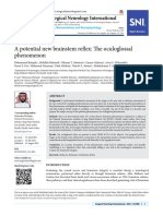 A Potential New Brainstem Reflex: e Oculoglossal Phenomenon