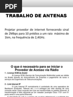 TRABALHO DE ANTENAS