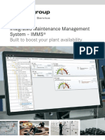 Integrated Maintenance Management System - IMMS: Built To Boost Your Plant Availability