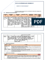 Sesiones de Los Aprendizajes Del4 Al 15 de Abril