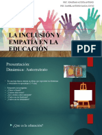 La Inclusión y Empatía en La Educación