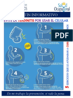 Boletín Semanal N°14 - Seccion de Salud Ocupacional - tendinitis