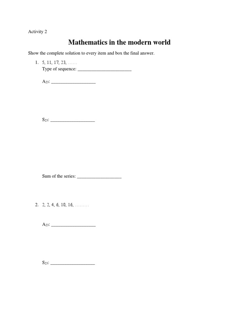 Activity 2 | PDF | Teaching Methods & Materials