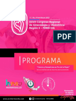 PROGRAMA - XXVII - Congreso Regional - Ginecología y Obstetricia Región II