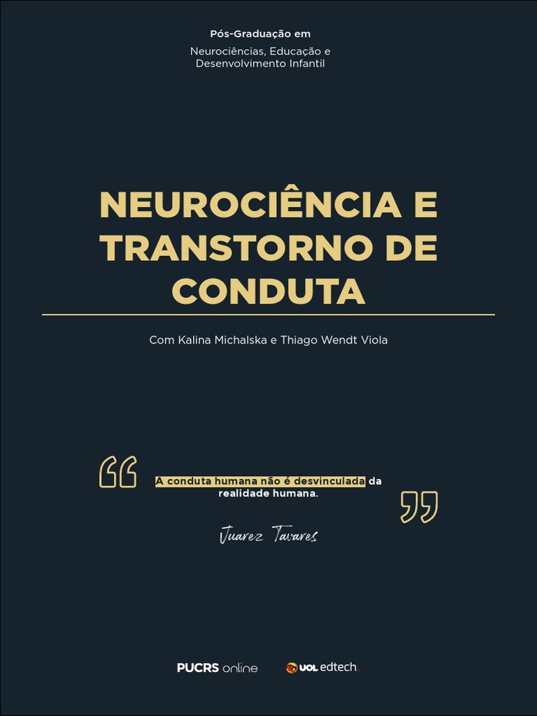 Livro Da Disciplina Neurociencia e Transtorno de Conduta | PDF