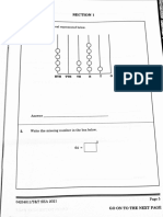 SEA 2021 Maths