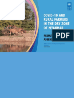 Covid-19 and Rural Farmers in The Dry Zone of Myanmar: Results of A Rapid Assessment