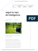 Métodos de Estudio Según El Tipo de Inteligencias