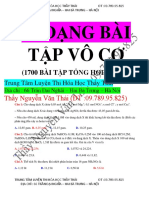 60 DẠNG BÀI TẬP VÔ CƠ (1700 BÀI TẬP) THẦY NGUYỄN VĂN THÁI - TT LUYỆN THI HÓA HỌC THẦY THÁI (66 TRẦN ĐẠI NGHĨA, HAI BÀ TRƯNG, HÀ NỘI, ĐT 0978995825)