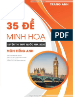 35 đề minh họa THPTQG đề