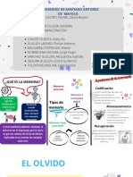 Función de La Memoria y Olvido I - Psicología