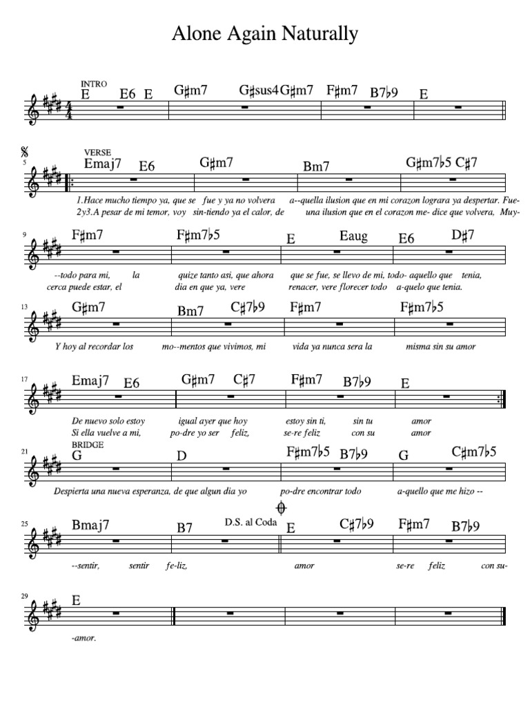 Alone Again Naturally, e PDF