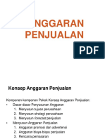 Anggaran Penjualan Dikonversi