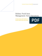 Holistic Fresh Item Management - Store Operations