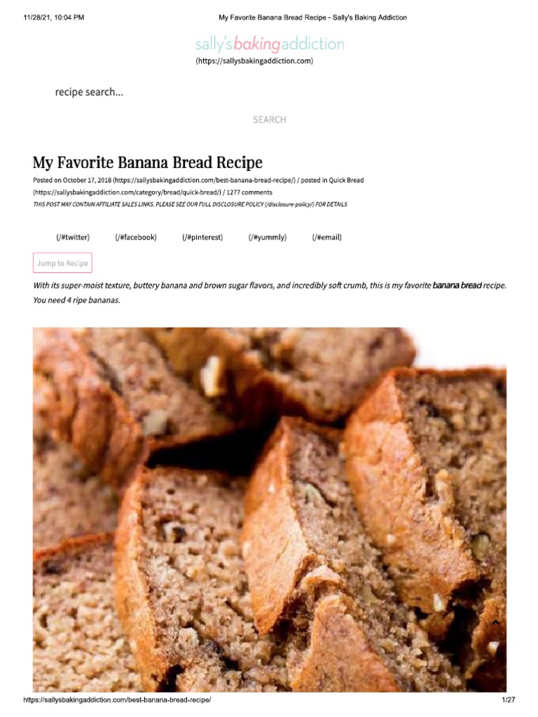 Banana Bread PDF