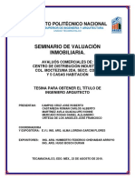 Avaluos Inmobiliarios de Centro de Distribucion Industrial Col. Moctezuma 2da. Secc. CDMX y 5 Casas Habitacion Te10569