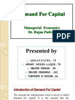 Demand For Capital