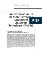 An Introduction To 50 More Formative Assessment Classroom Techniques (Facts)