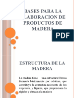 Bases Para La Elaboracion de Productos de Madera