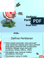 Definisi Periklanan