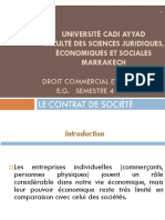 Le Contrat de sociétéPPT