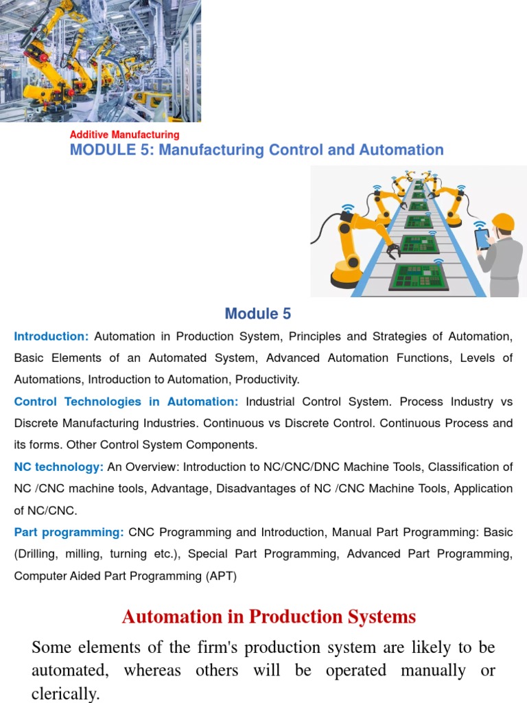Module 5 Introduction To Automation | PDF