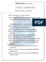 Machine Learning Master Class: Warriors Way