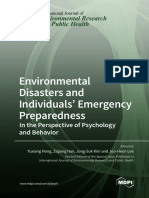 Environmental Disasters and Individuals Emergency Preparedness