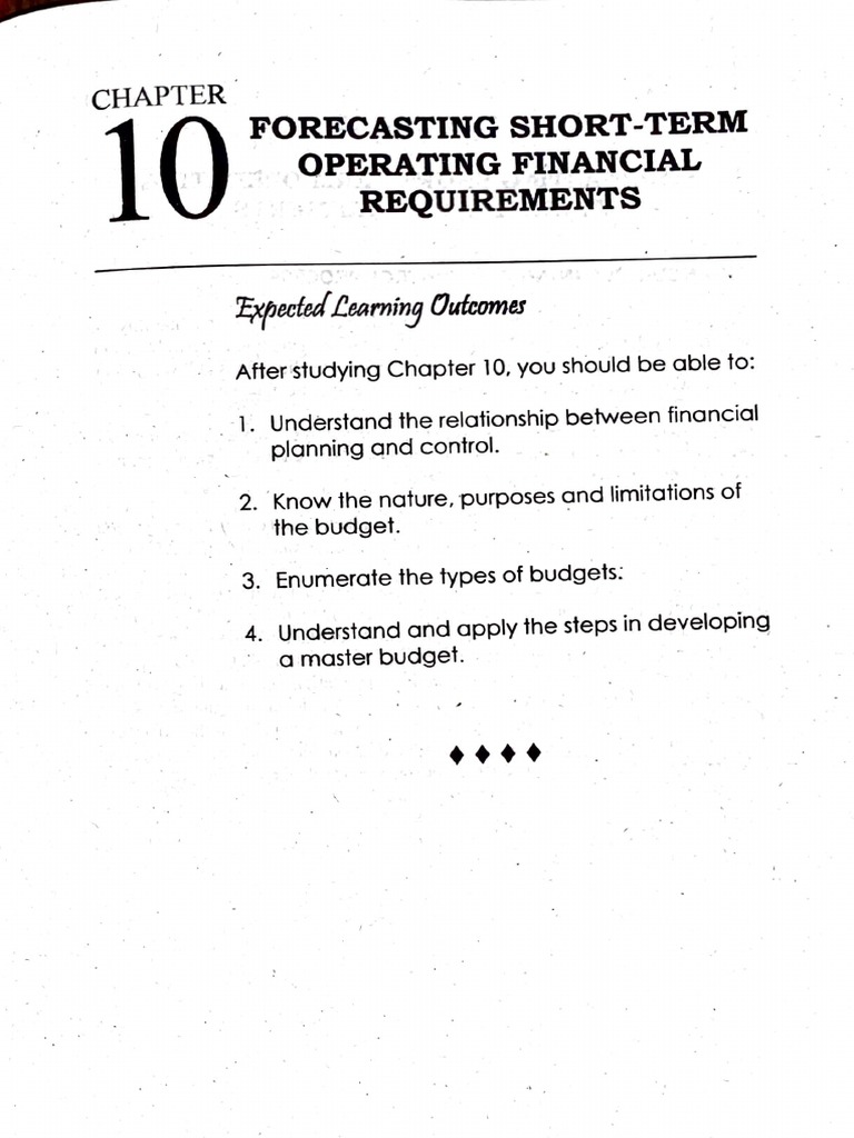 Chapter 10 Financial Management by Cabrera | PDF