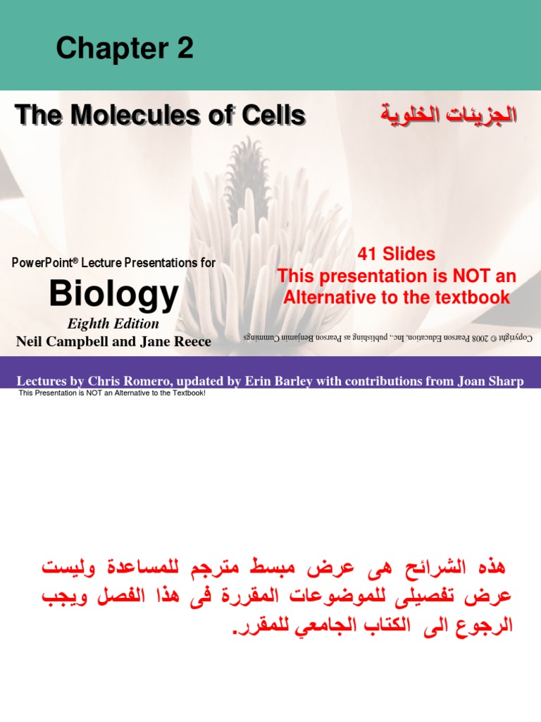 Chapter - 2 - Molecules of The Cell | PDF