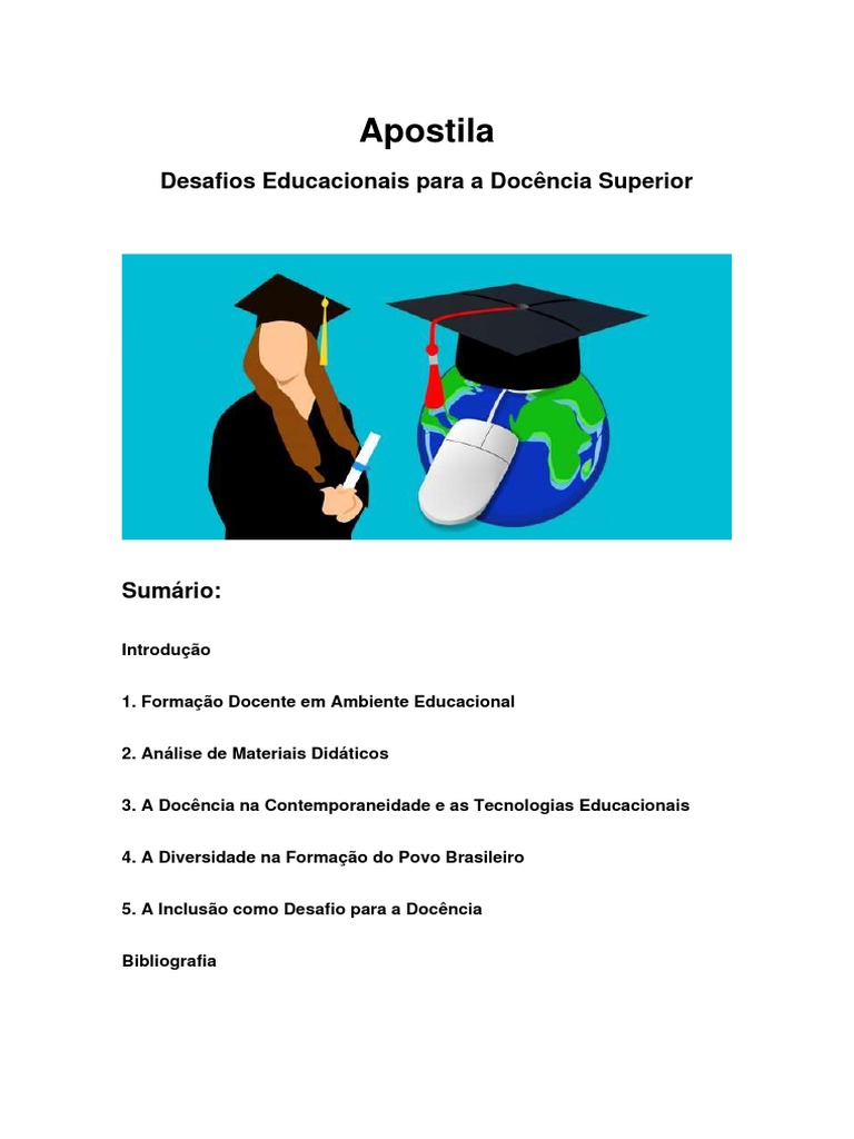 Desafios Educacionais para A Docência Superior | PDF | Aprendizado ...
