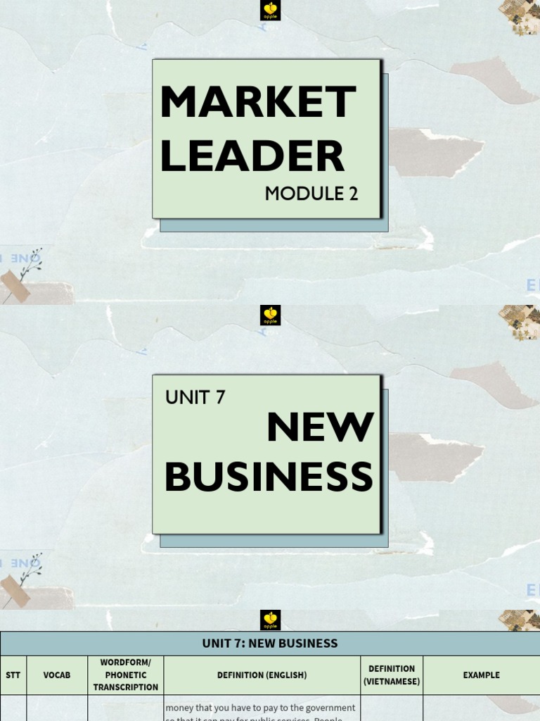 New Business Vocabulary Insights | PDF | Inflation | Taxes