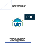 Dokumen Kurikulum Pendidikan Tinggi Program Studi Teknik Informatika