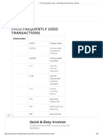 FI_CO Transaction Codes - SAP Materials, Documents, Tutorials