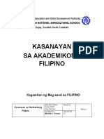 Komunikasyon Sa Akademikong Filipino