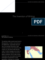 The Invention of Writing: History of Graphic & Web Design