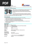 BMS Automation Protocol Converter: Indications Power