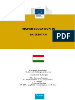 Higher Education in Tajikistan: I. Overall Description