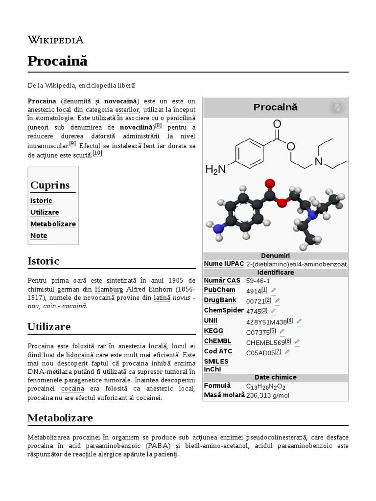Procaină | PDF