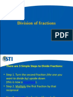 Division of Fractions