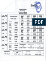 Calendarul Academic