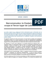 Narcomenudeo - La Ciudad de Bs As Ocupa El Tercer Lugar de Latinoamérica