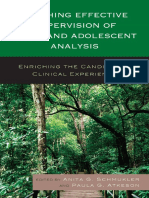 Teaching Effective Supervision of Child and Adolescent Analysis
