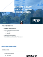 2022 Outdoor Dining Webinars Presentation