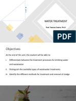 Overview of Drinking Water and Wastewater Treatment Processes