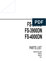 Kyocera Fs-2000d 3900dn 4000dn Parts List