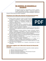 Dirección General de Desarrollo Docente